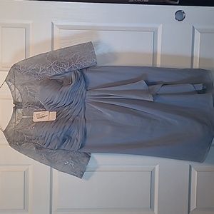 Jjs house dusty blue/ gray formal dress size 18w